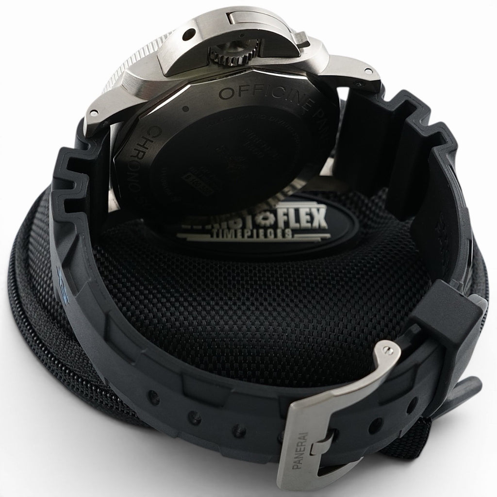 Panerai Luminor Submersible Flyback PAM00615 47mm Titanium Black Dial Box & Docs