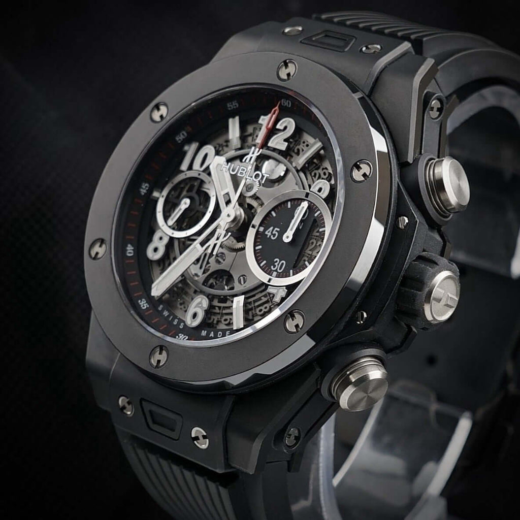 Hublot Big Bang Unico 411.CI.1170.RX Black Ceramic Titanium 45mm +4 Extra Straps