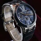 Ulysse Nardin 243-00/42 Executive Dual Time Stainless Steel / Blue Ceramic Bezel