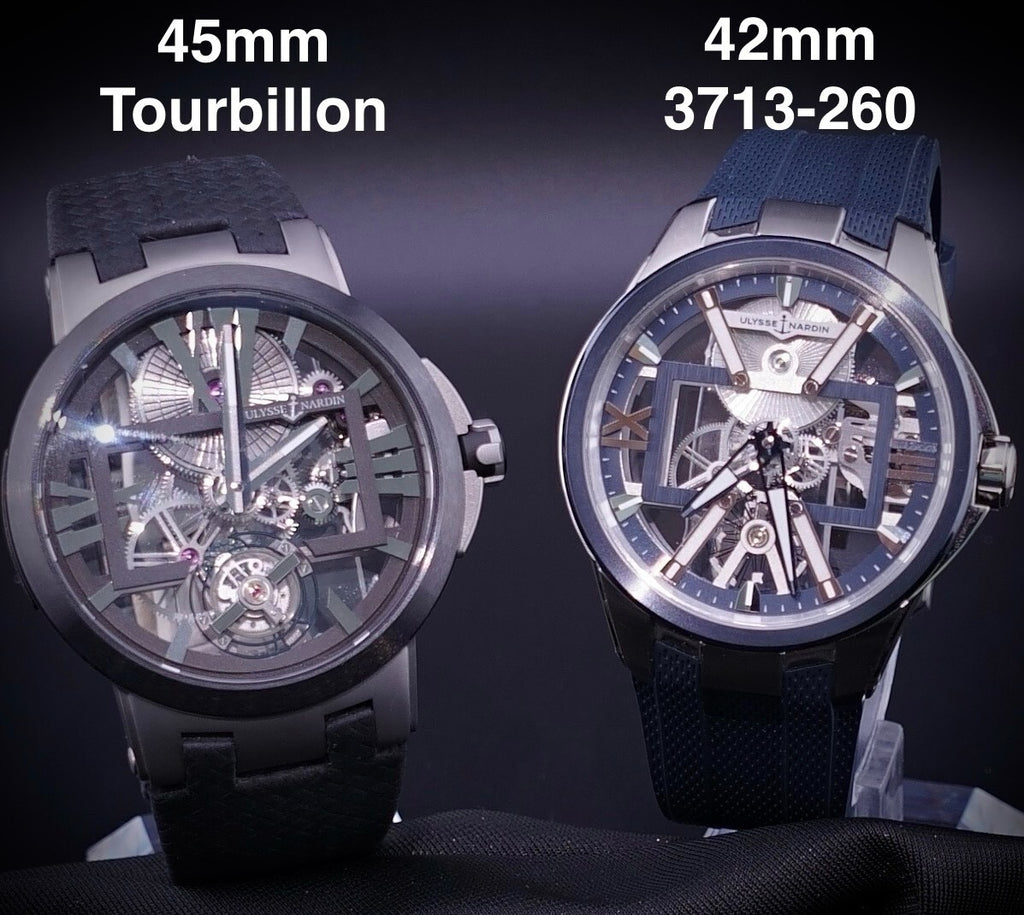 Ulysse Nardin Executive Skeleton Tourbillon 1713-139 Titanium 45MM - FULL SET