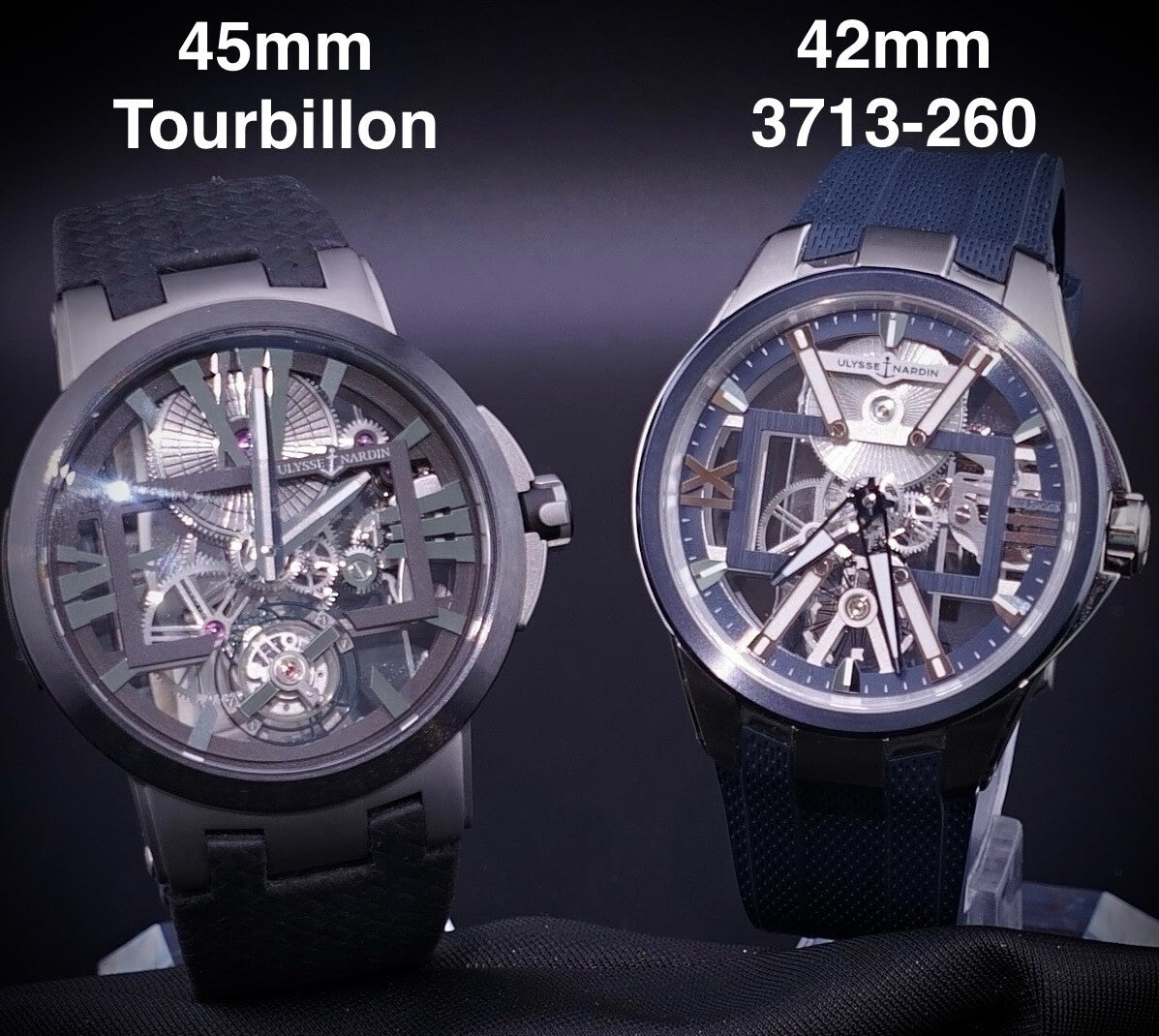 Ulysse Nardin Executive Skeleton Tourbillon 1713-139 Titanium 45MM - FULL SET
