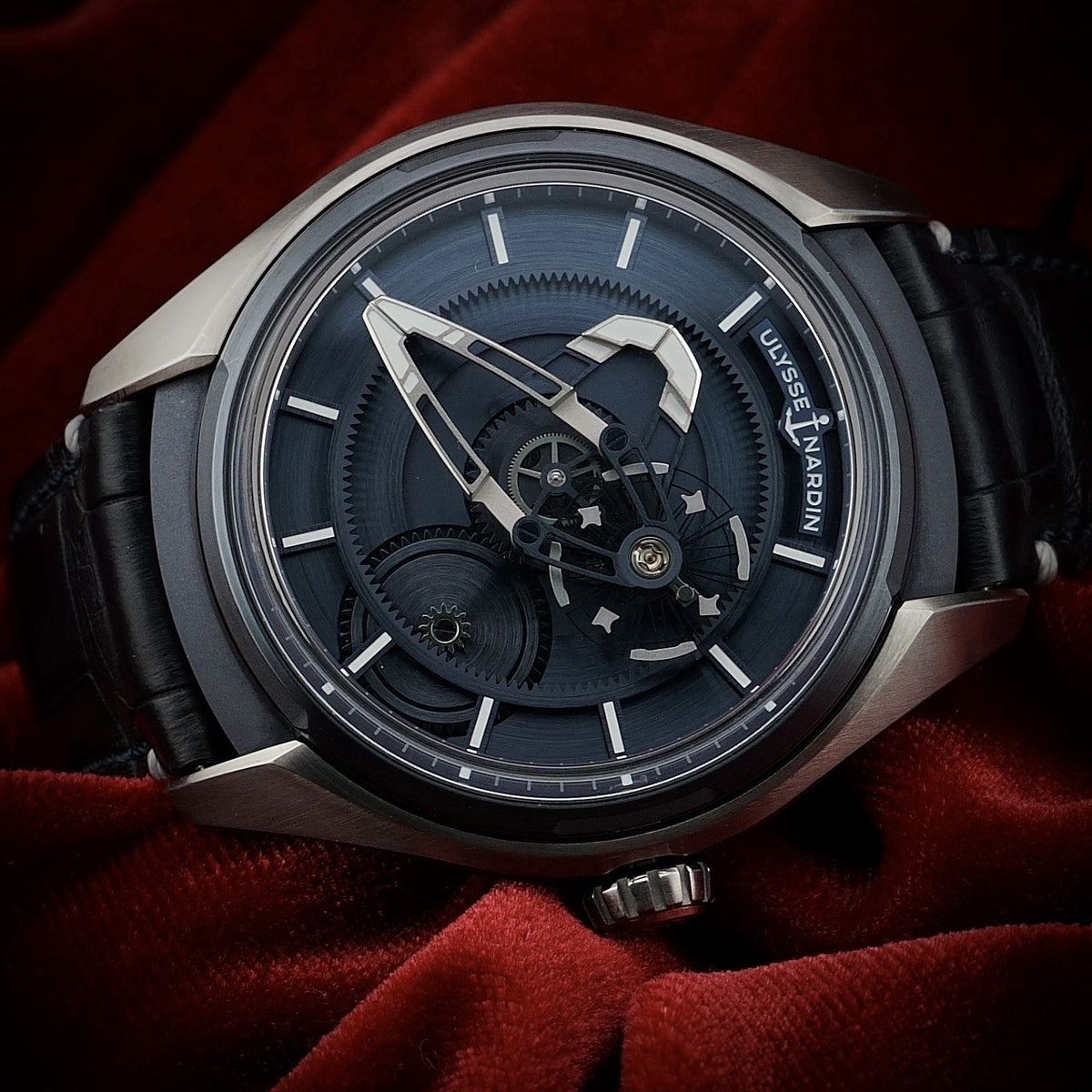 Ulysse Nardin Freak X 43mm -Blue Dial - Titanium 2303-270/03 - Full Complete Set