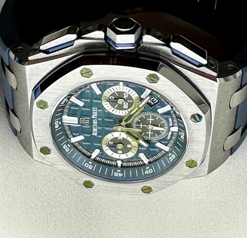 Audemars Piguet Royal Oak Offshore Blue Men's Watch - 26480TI.OO.A027CA.01