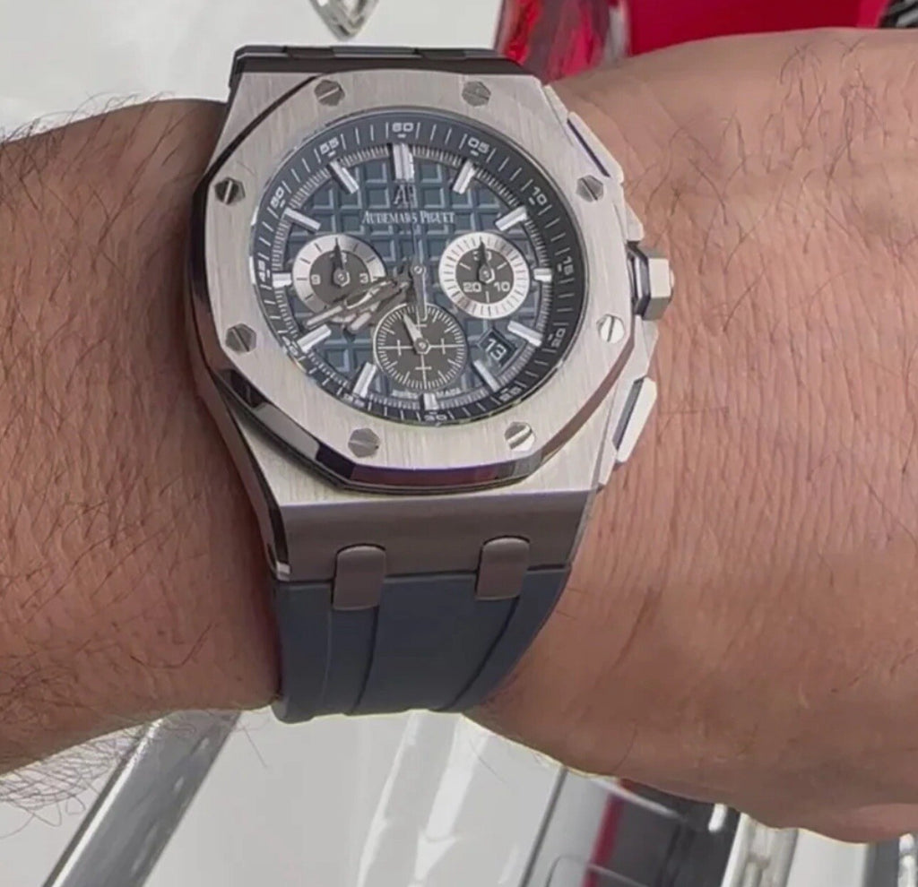 Audemars Piguet Royal Oak Offshore Blue Men's Watch - 26480TI.OO.A027CA.01