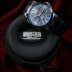 Ulysse Nardin 243-00/42 Executive Dual Time Stainless Steel / Blue Ceramic Bezel