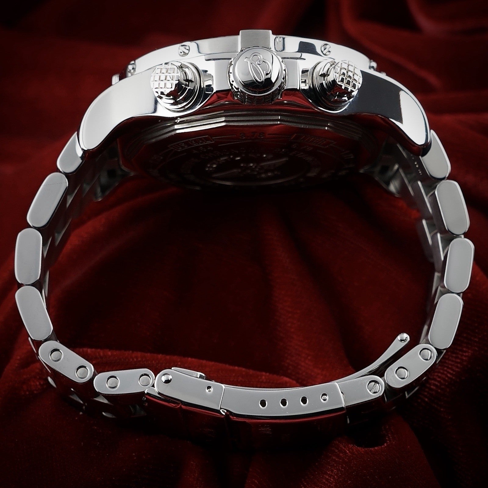 Breitling Super Avenger A13370 | White Dial | 48mm Diamond Bezel | Box & WFT Ext