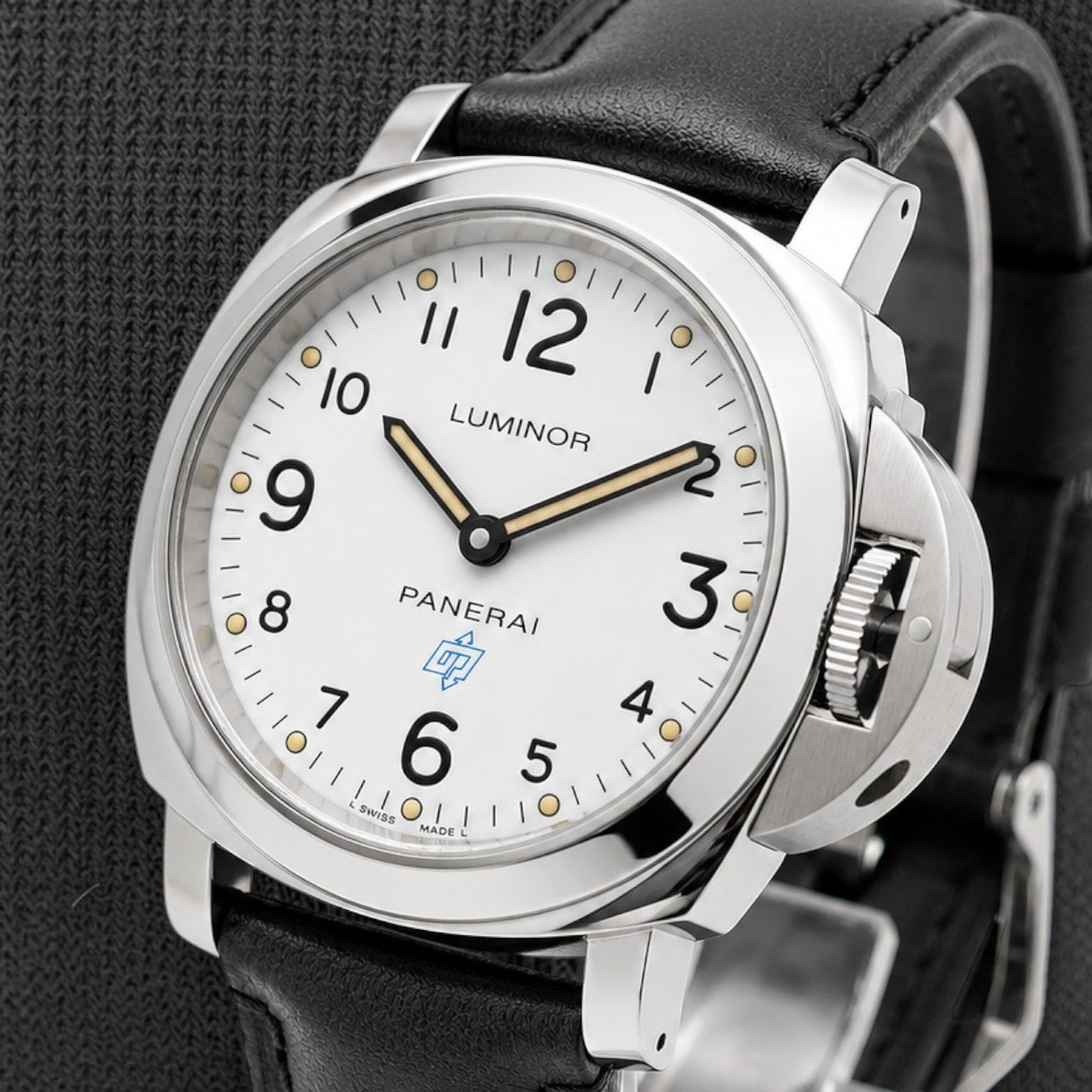 Panerai Luminor Base PAM00630 White 44mm —Warranty Card, Box, 3 Straps -FULL SET