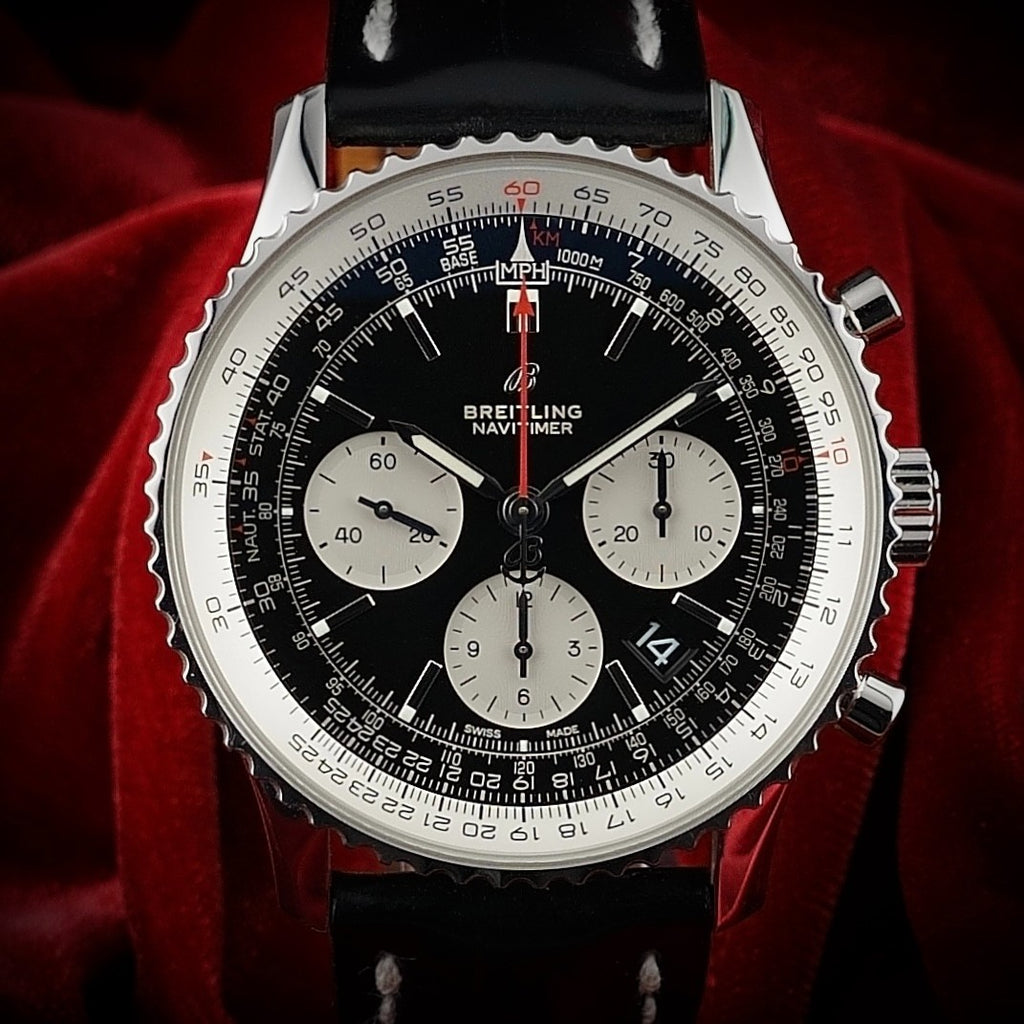 Breitling Navitimer B01 43mm Automatic Chronograph AB0121 Black Dial - FULL SET