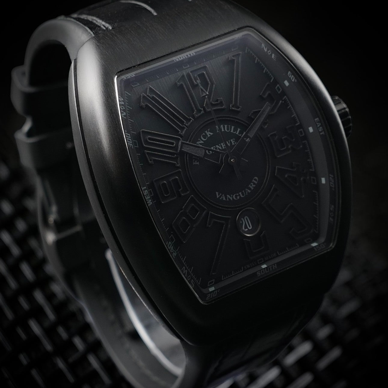 Franck Muller Vanguard V 45 SC DT TT NR BR NR  - FULL  BLACK OUT