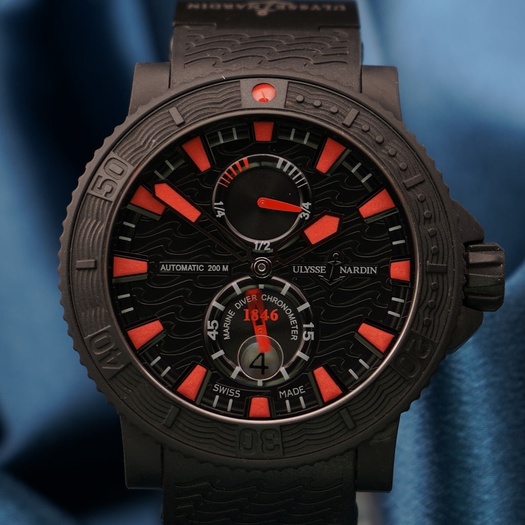 Ulysse Nardin Black Sea Maxi Marine Diver 263-92-3C - Limited Edition B&P Set