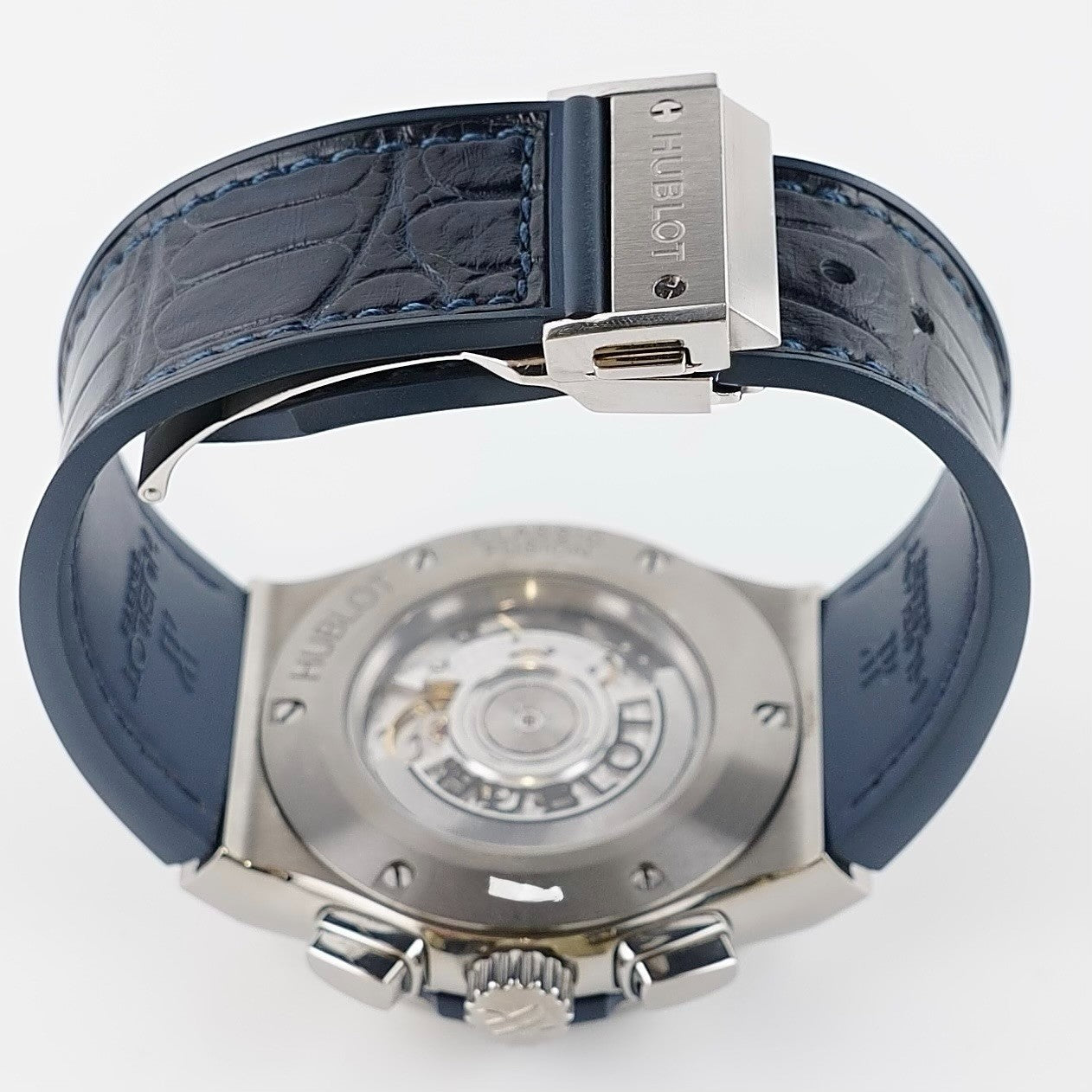 Hublot Classic Fusion Chronograph 521.NX.7170.LR Titanium -Custom Diamond Bezel