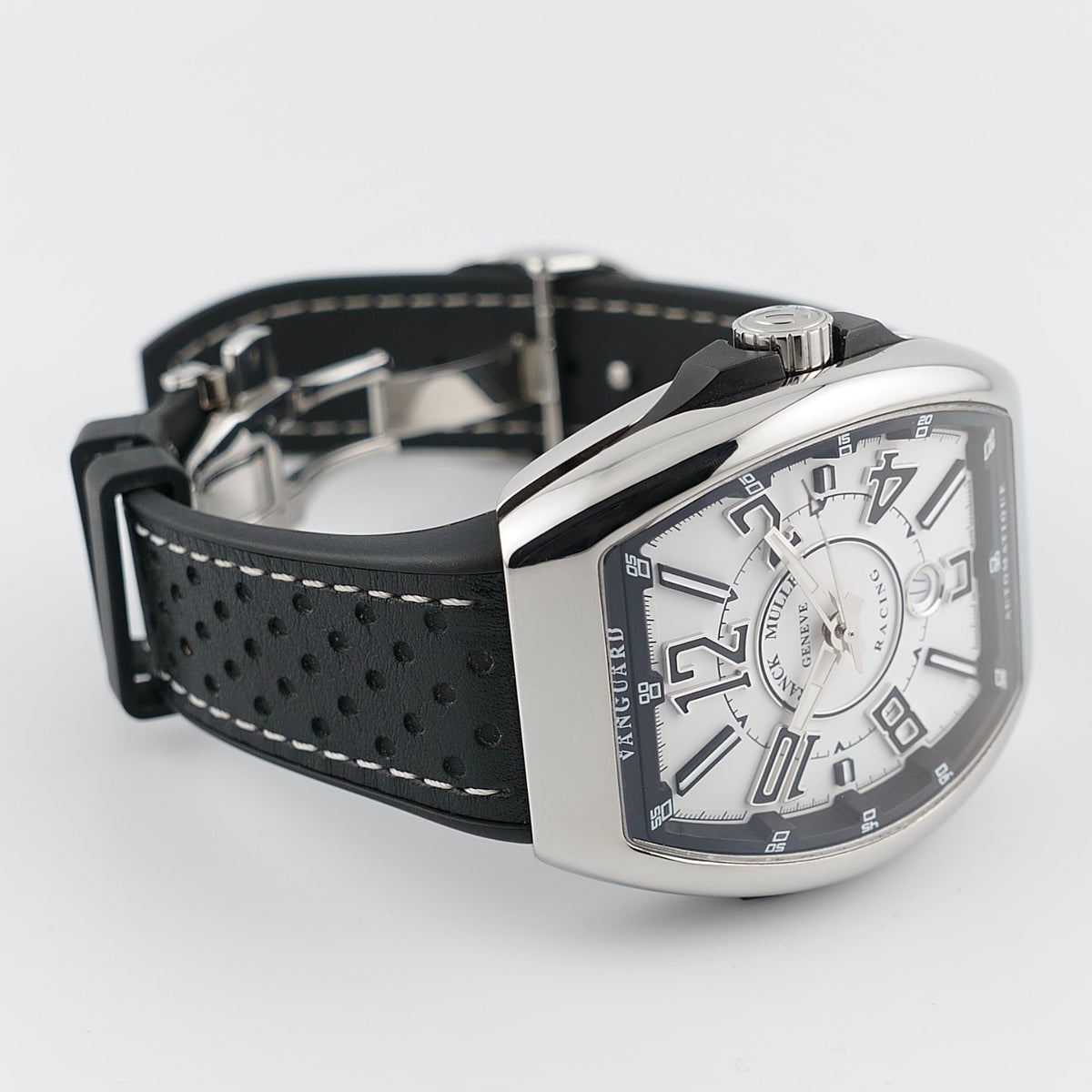 Franck Muller Vanguard Racing V45SCDT White Dial Automatic Full Set Box Papers