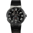 Ulysse Nardin Marine Maxi Chronometer Stainless Steel Black Dial 43mm 263-67