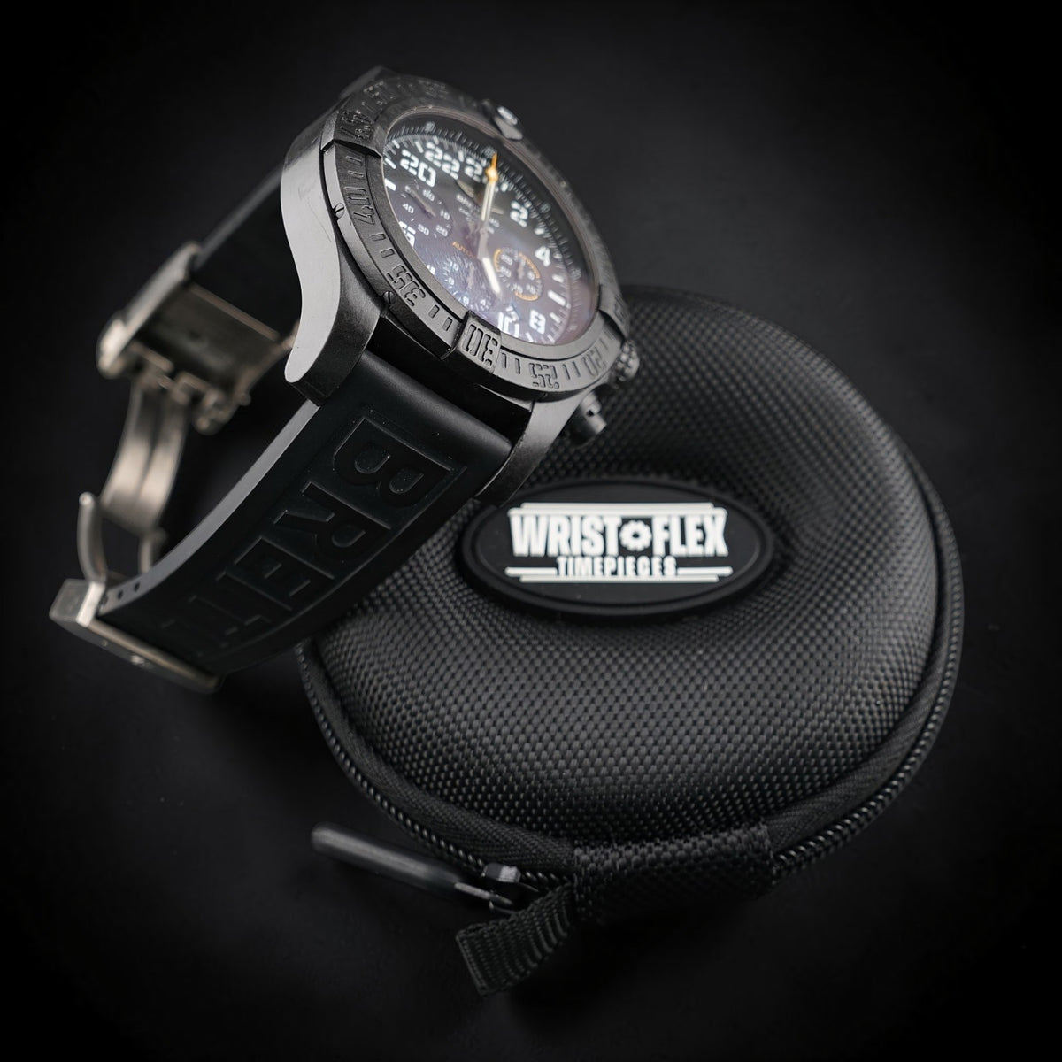 Breitling Avenger Hurricane 50mm Black 24H Dial Complete Set - Military XB1210