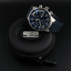 IWC Aquatimer Chronograph - 44mm Cousteau IW378201 - Blue Dial - Wood Inlay