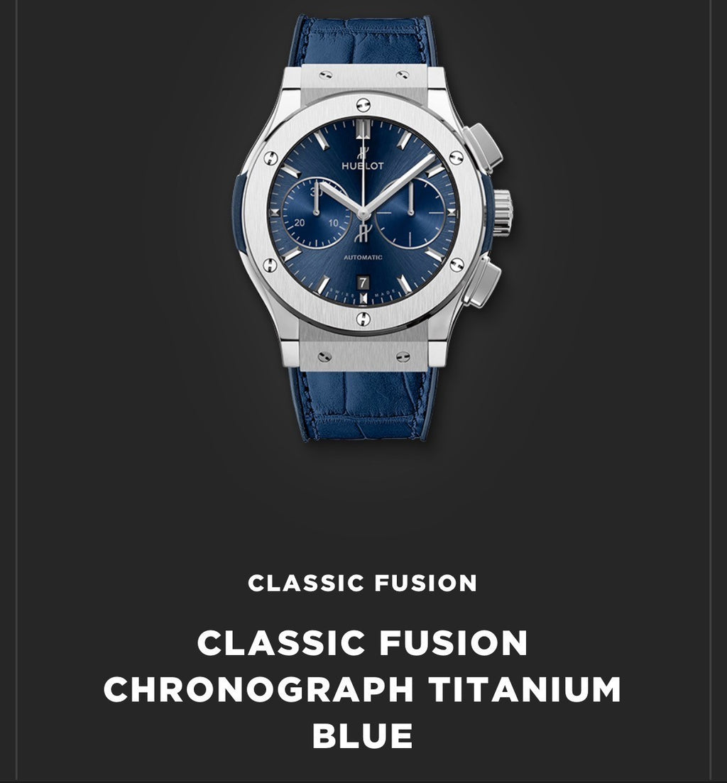 Hublot Classic Fusion Chronograph 521.NX.7170.LR Titanium -Custom Diamond Bezel
