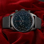 Breitling Transocean Unitime Pilot Blacksteel 46mm World Time - LIMITED to 1000