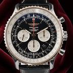 Breitling Navitimer B01 Chronograph 46mm UB0127 -Black/White 18k Rose Gold Bezel