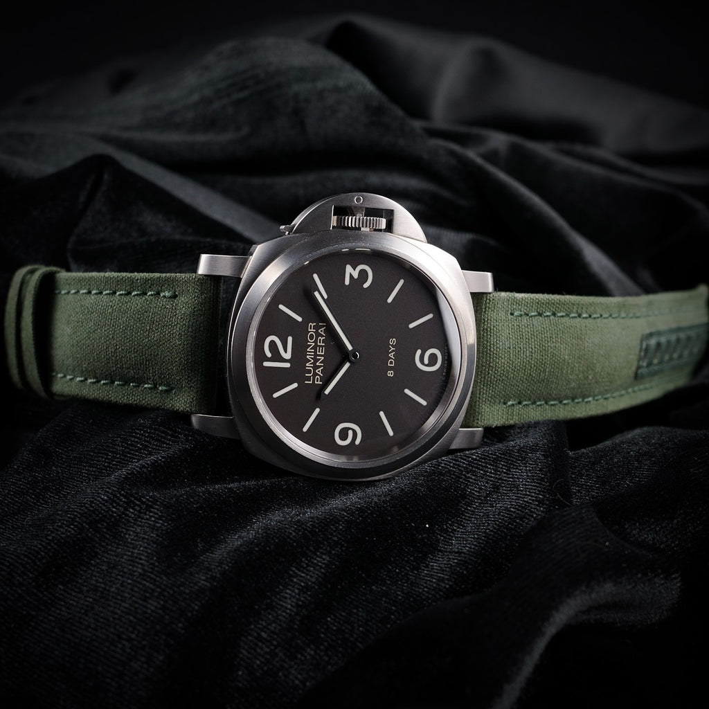 Panerai Luminor 8 Days Titanium 44mm PAM00562 Brown Dial Box Papers 3 OEM Straps