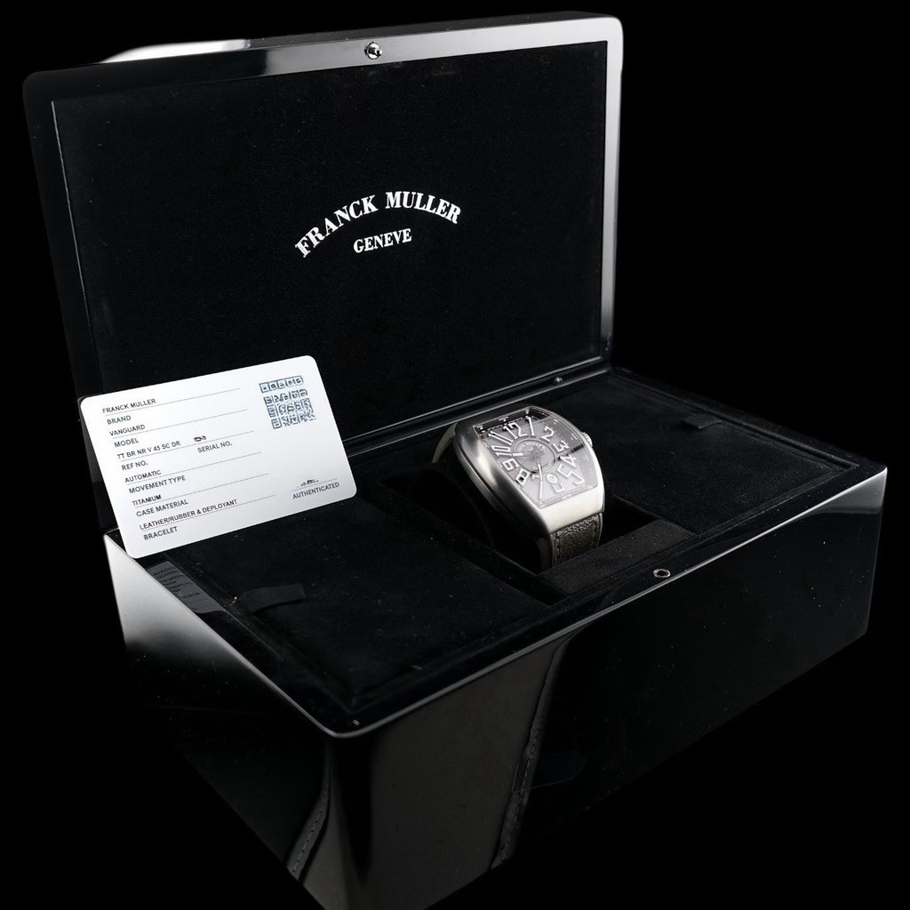 Franck Muller Vanguard TT BR NR V 45 SC DR - Titanium Case - Grey Dial 45mm