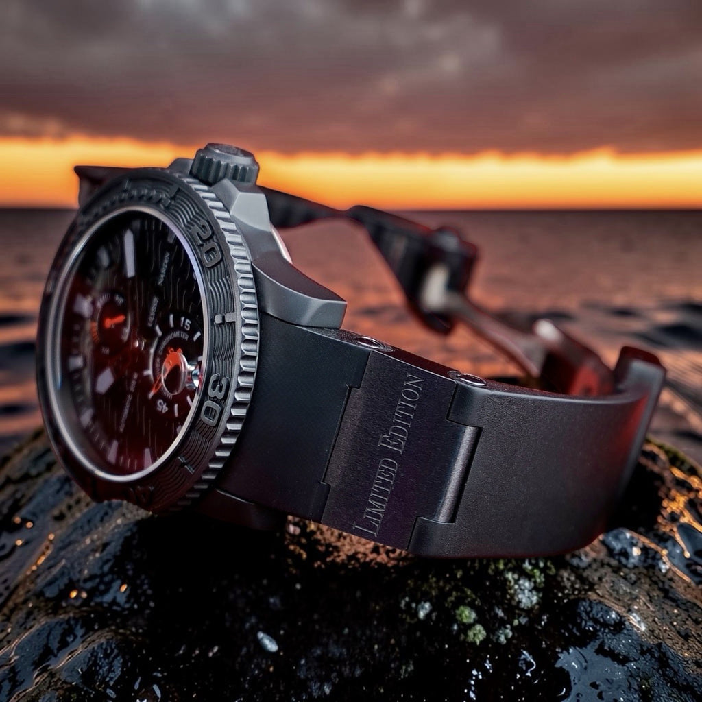 Ulysse Nardin Maxi Marine Diver Black Sea 263-38LE 43mm Limited Edition Box&Book