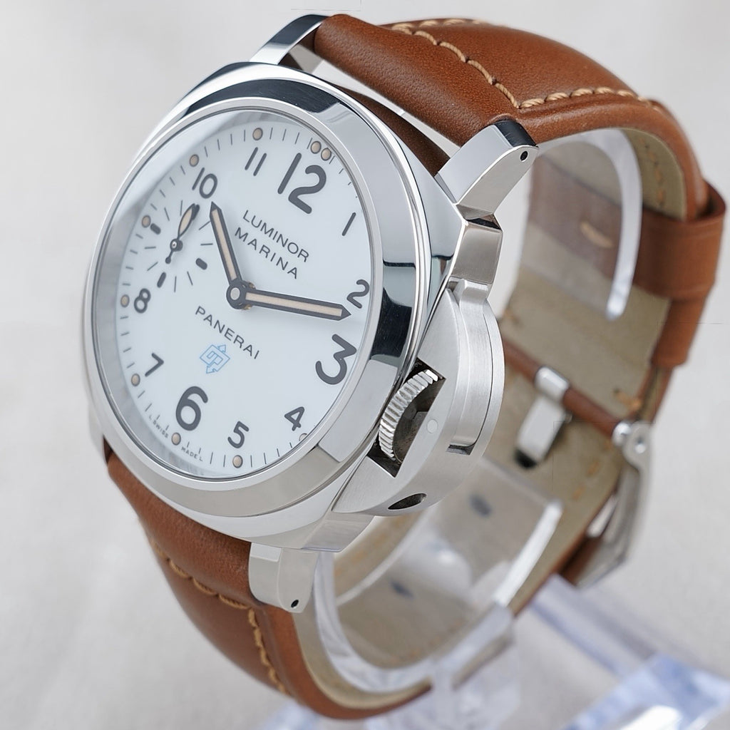 Panerai Luminor Marina 44mm - PAM00660 - White Dial - Full Set - Two Straps