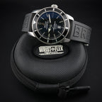Breitling Superocean Heritage 46mm A17320 - Black Dial - Box Rubber Strap