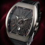 Franck Muller Vanguard V45 Titanium Black Dial Automatic Mens Watch Box Papers