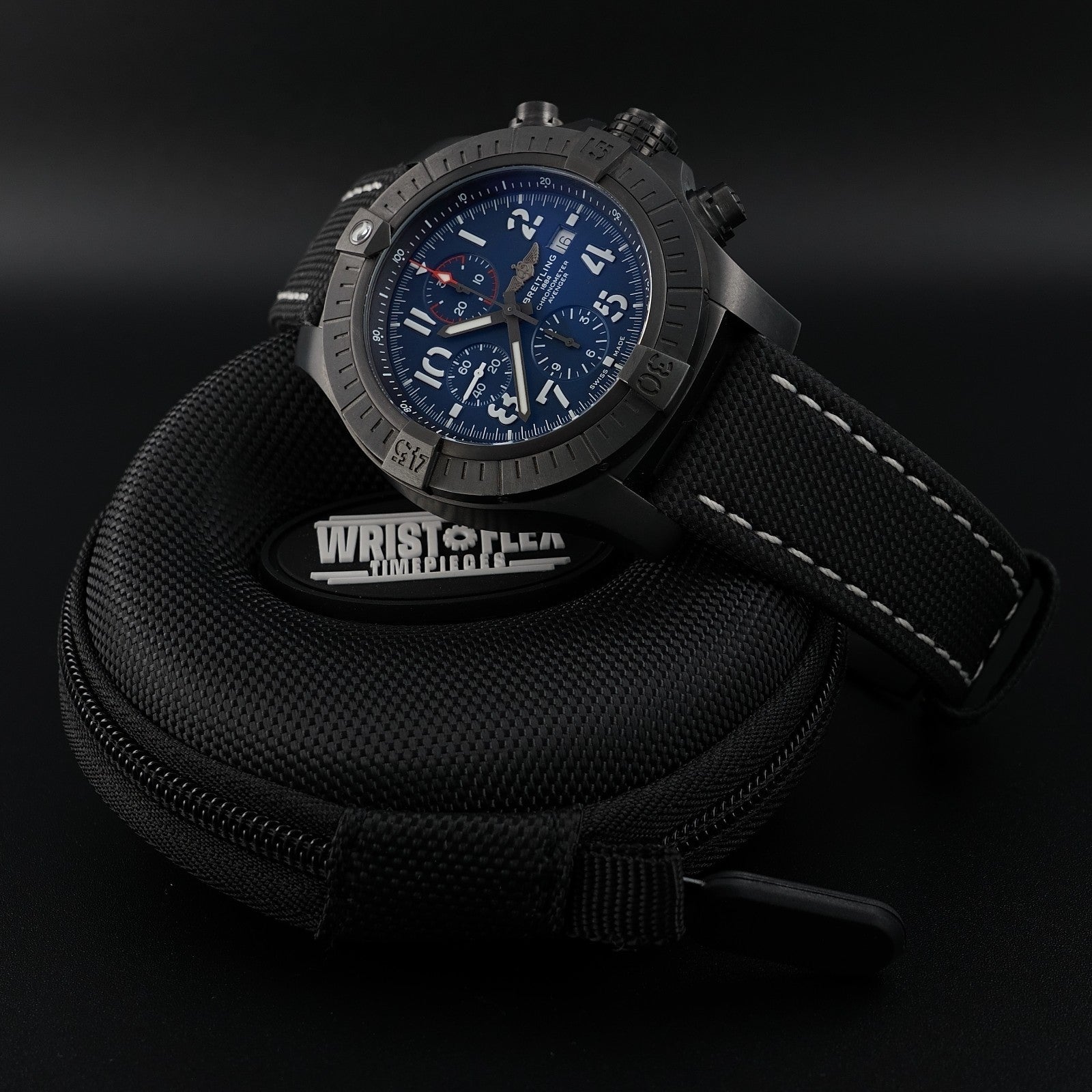 Breitling Super Avenger V13375 Night Mission Titanium 48mm Chrono MINT CONDITION