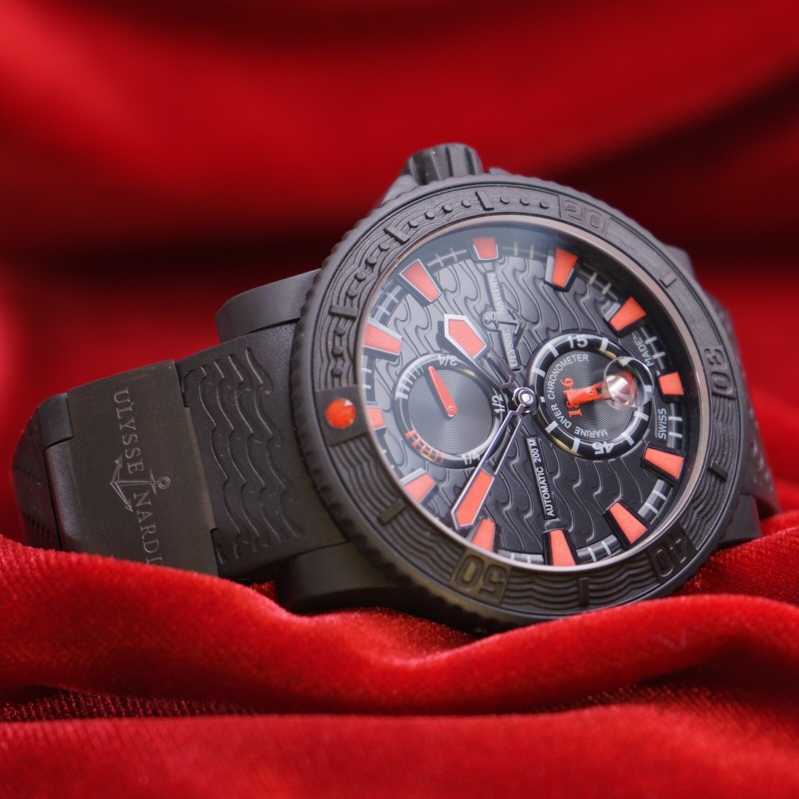 Ulysse Nardin Black Sea Maxi Marine Diver 263-92-3C - Limited Edition B&P Set