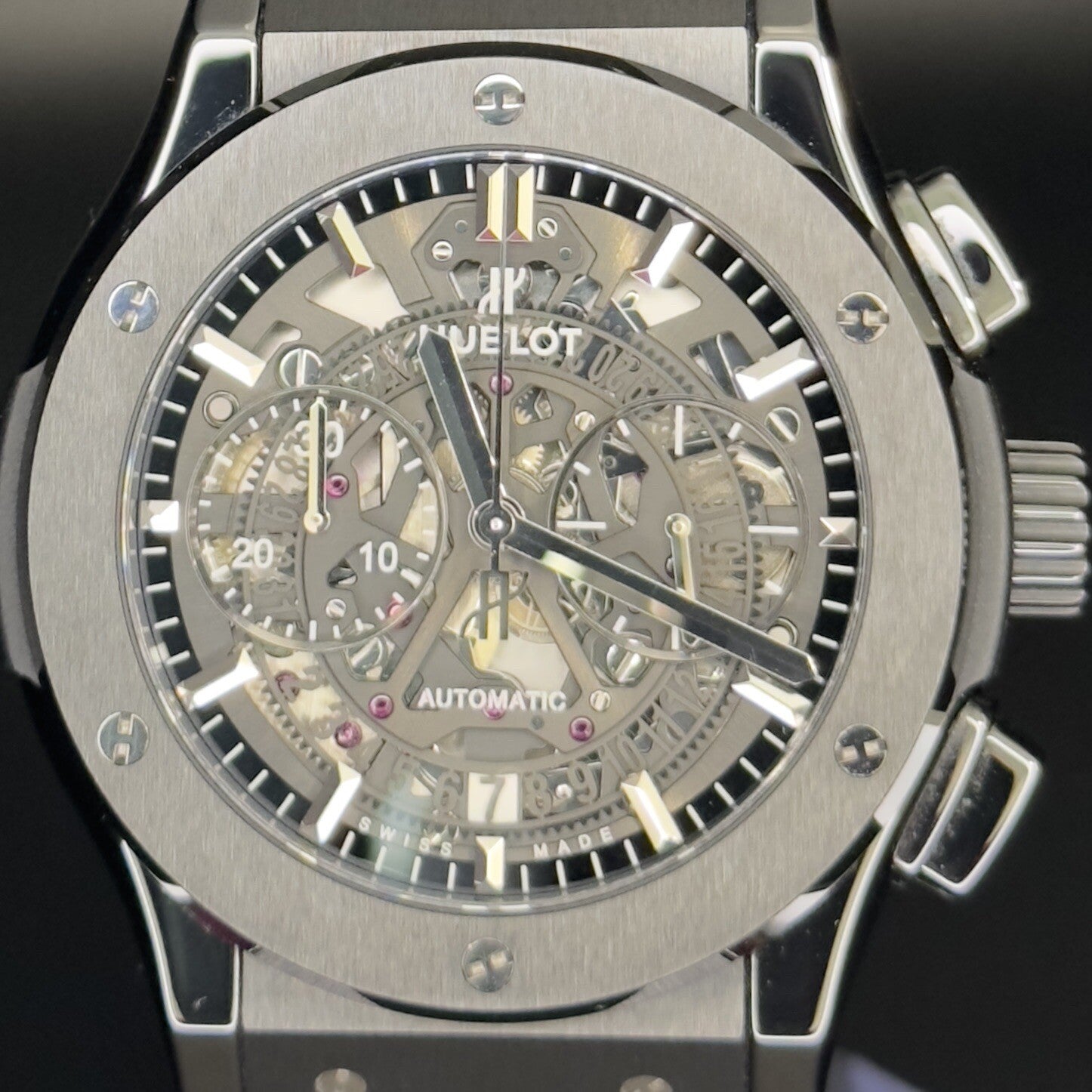 HUBLOT Classic Fusion Aero Chronograph Black Magic Ref.525.CM.0170.RX
