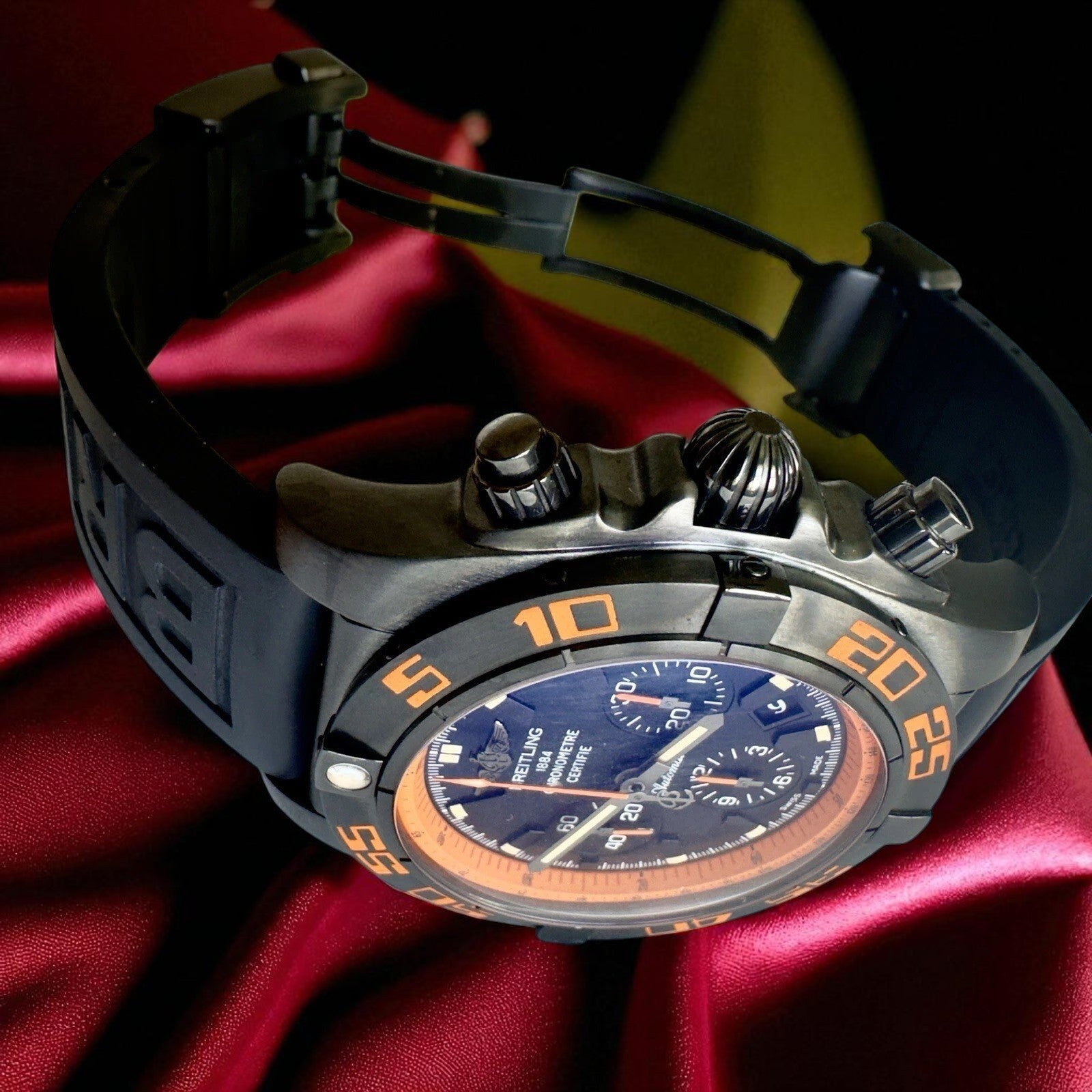 Breitling Chronomat 44 Raven 44mm Auto Blacksteel MB0111C2/BD07