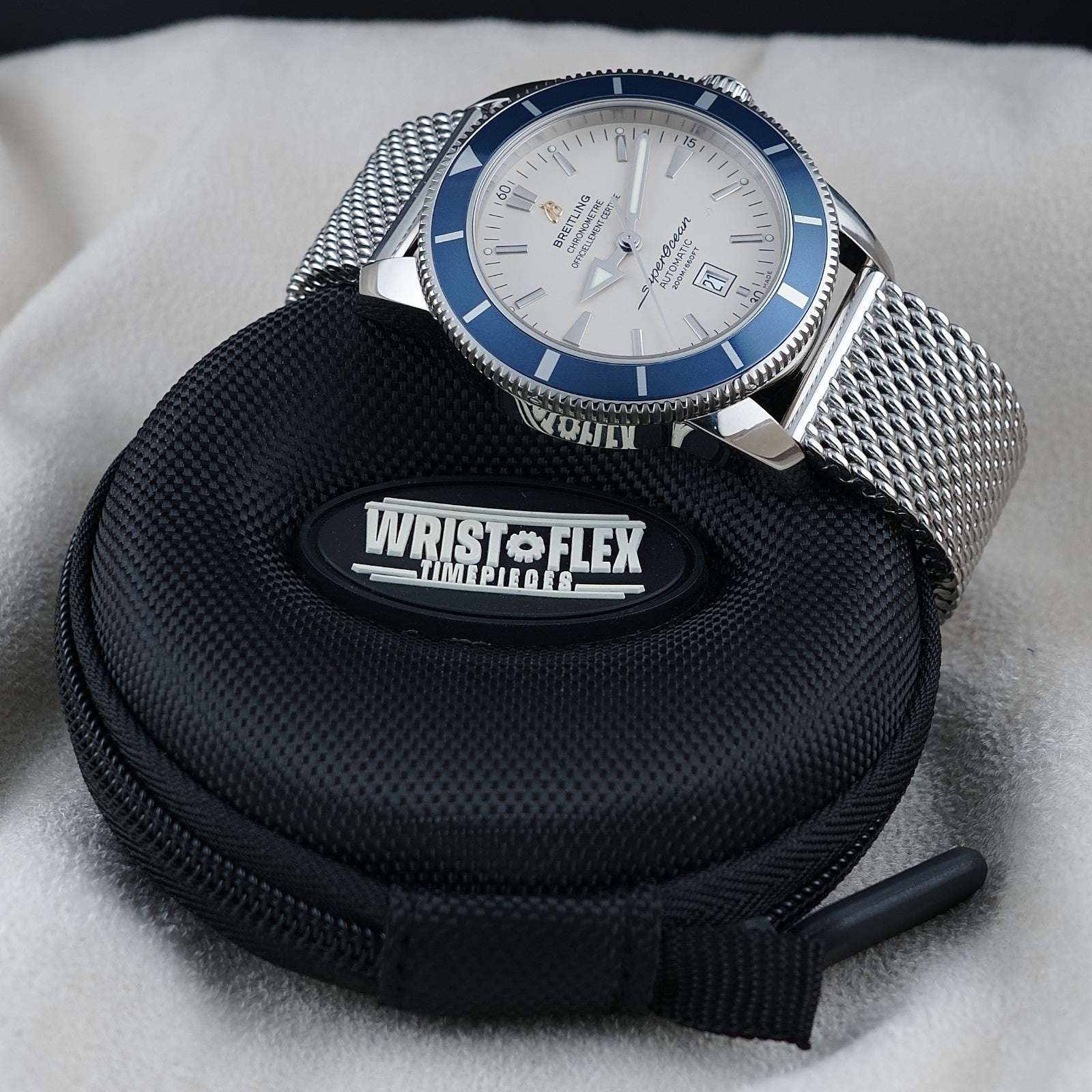 Breitling Superocean 46mm Heritage A17320 Cream Dial, Steel Bracelet,Extra Strap