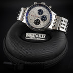 Breitling Navitimer AB0138 43mm Silver Dial -FULL SET- Bracelet & Strap WARRANTY