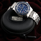 Breitling Superocean A17367 Blue Dial 44mm, Bracelet & OEM Extra Strap, Box Docs