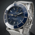 Breitling Superocean AB2020 BLUE 46mm Steel Bracelet, WARRANTY & Box & Docs