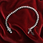 Authentic Natural Diamond 5.00Ct Women's Tennis Bracelet  Solid 14k White Gold