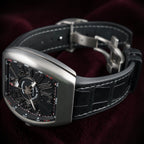 Franck Muller Vanguard V45 Titanium Black Dial Automatic Mens Watch Box Papers