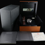 Panerai Luminor Marina PAM00104 44mm Black Dial Brown Strap + Rubber Strap
