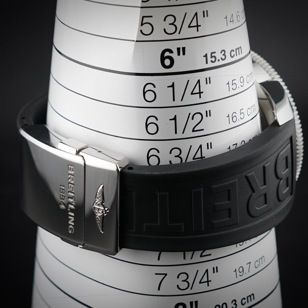Breitling Superocean Heritage 46mm A17320 - Black Dial - Box Rubber Strap