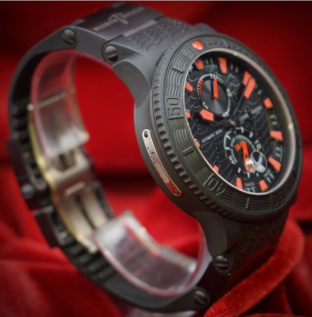 Ulysse Nardin Black Sea Maxi Marine Diver 263-92-3C - Limited Edition B&P Set