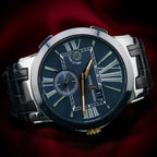 Ulysse Nardin 243-00/42 Executive Dual Time Stainless Steel / Blue Ceramic Bezel