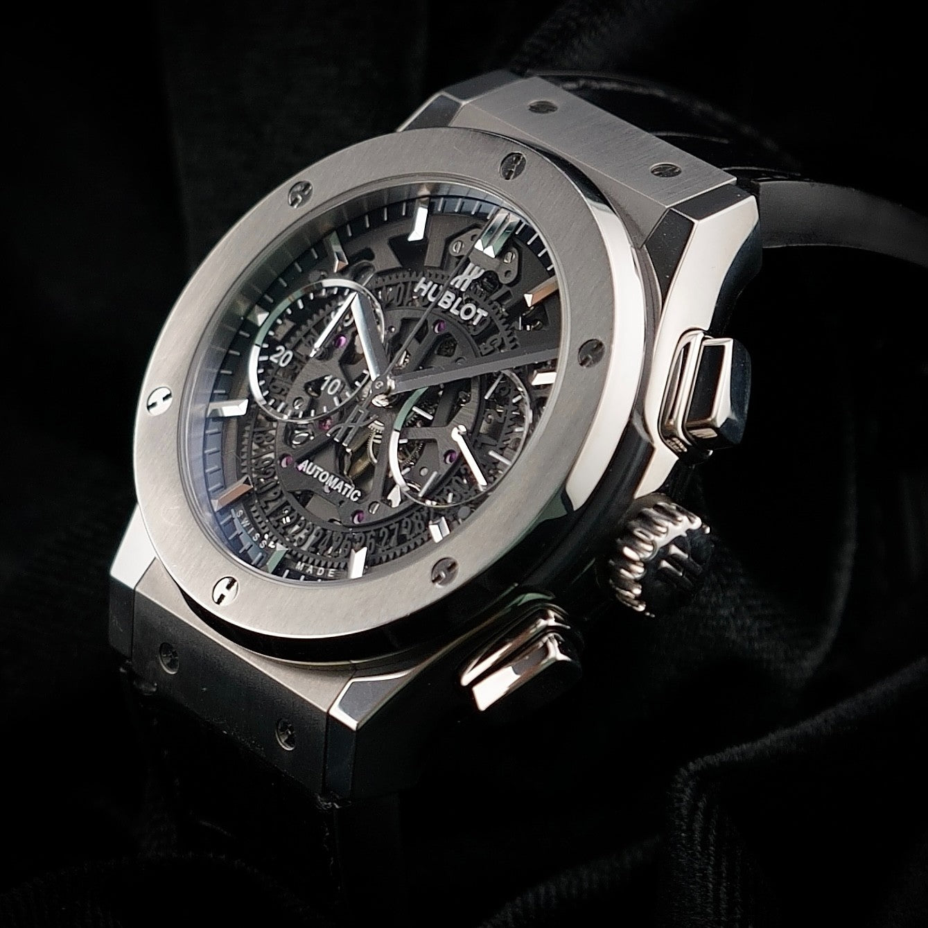 Hublot Classic Fusion Aerofusion Skeleton 525.NX.0170.LR -SET & Extra Strap
