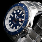 Breitling SuperOcean A17378 Blue Dial 46mm, Steel Bracelet, Warranty - Full Set