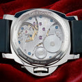 Panerai Luminor PAM00111 Black Dial 44mm -3 Straps Rubber & Leather, Box & Books