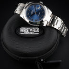Rolex Datejust 41  126300 Blue Roman Dial Smooth Bezel Oystersteel Box Card 2021
