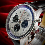 Breitling Navitimer AB0138 43mm Silver Dial -FULL SET- Bracelet & Strap WARRANTY