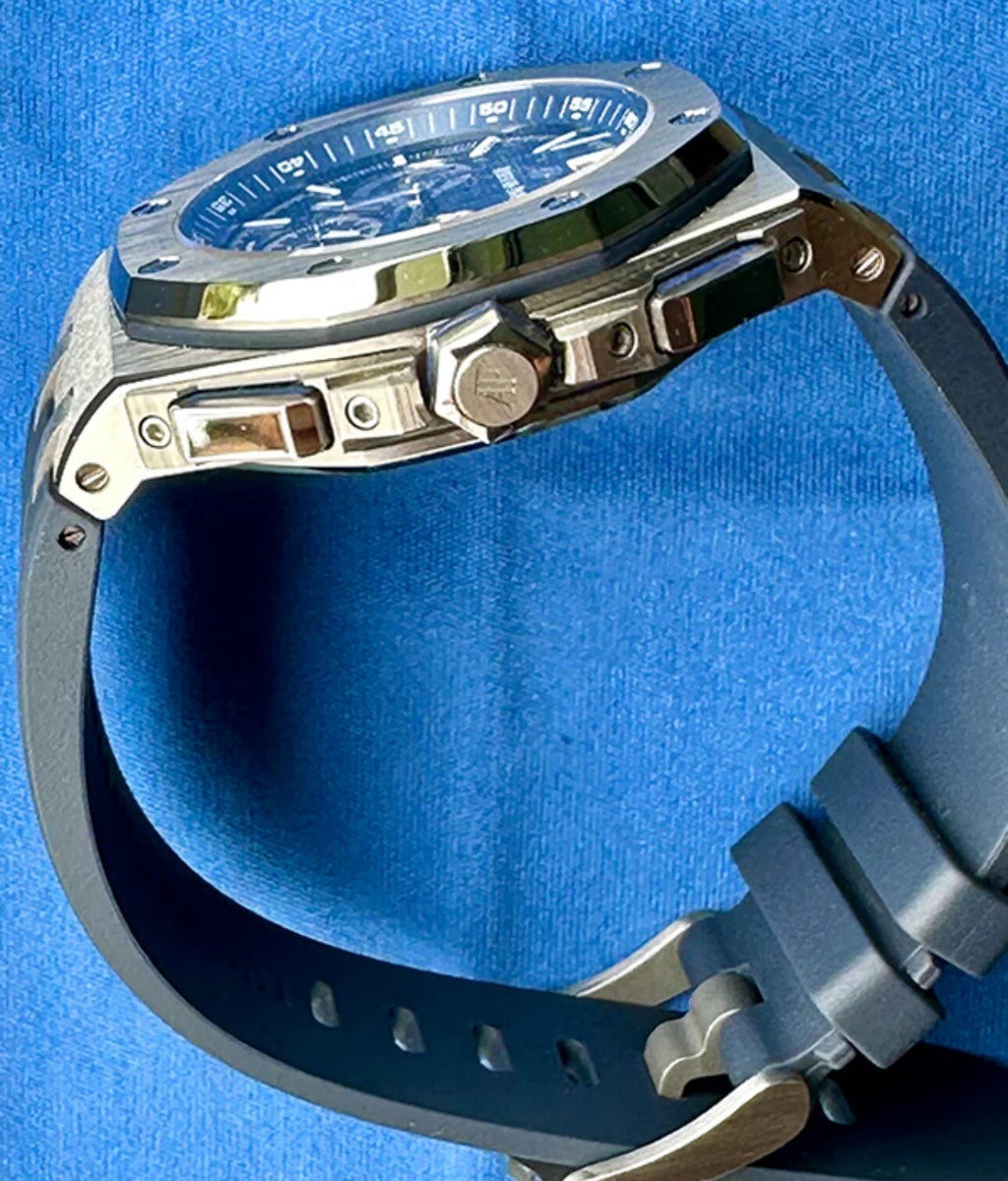 Audemars Piguet Royal Oak Offshore Blue Men's Watch - 26480TI.OO.A027CA.01