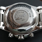 Breitling Superocean Chronograph A13341 Black/Blue Dial Steel Bracelet + Strap