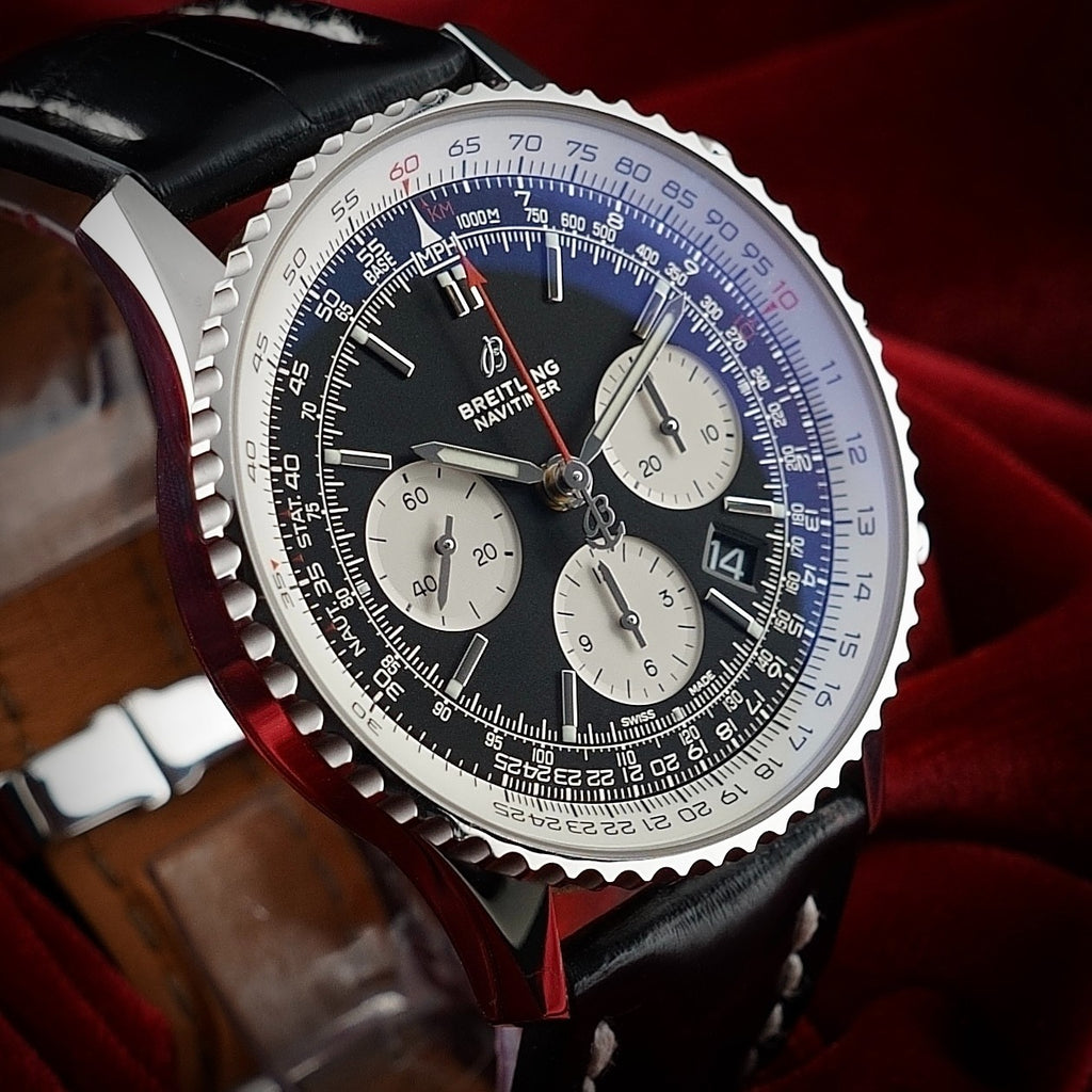 Breitling Navitimer B01 43mm Automatic Chronograph AB0121 Black Dial - FULL SET
